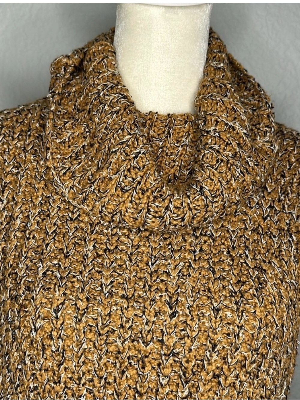 Free People Valentina Sleeveless Tunic Sweater Brown Combo Size XS - Picture 8 of 15